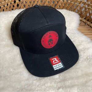 NWT Red River Hockey Club Black Snapback Hat